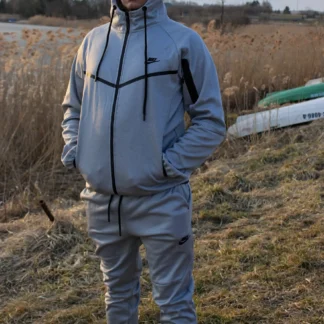 Nike Tech Biały - Szary - Czarny