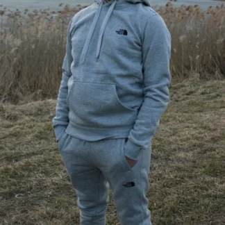 North Face Komplet - Czarny - Szary